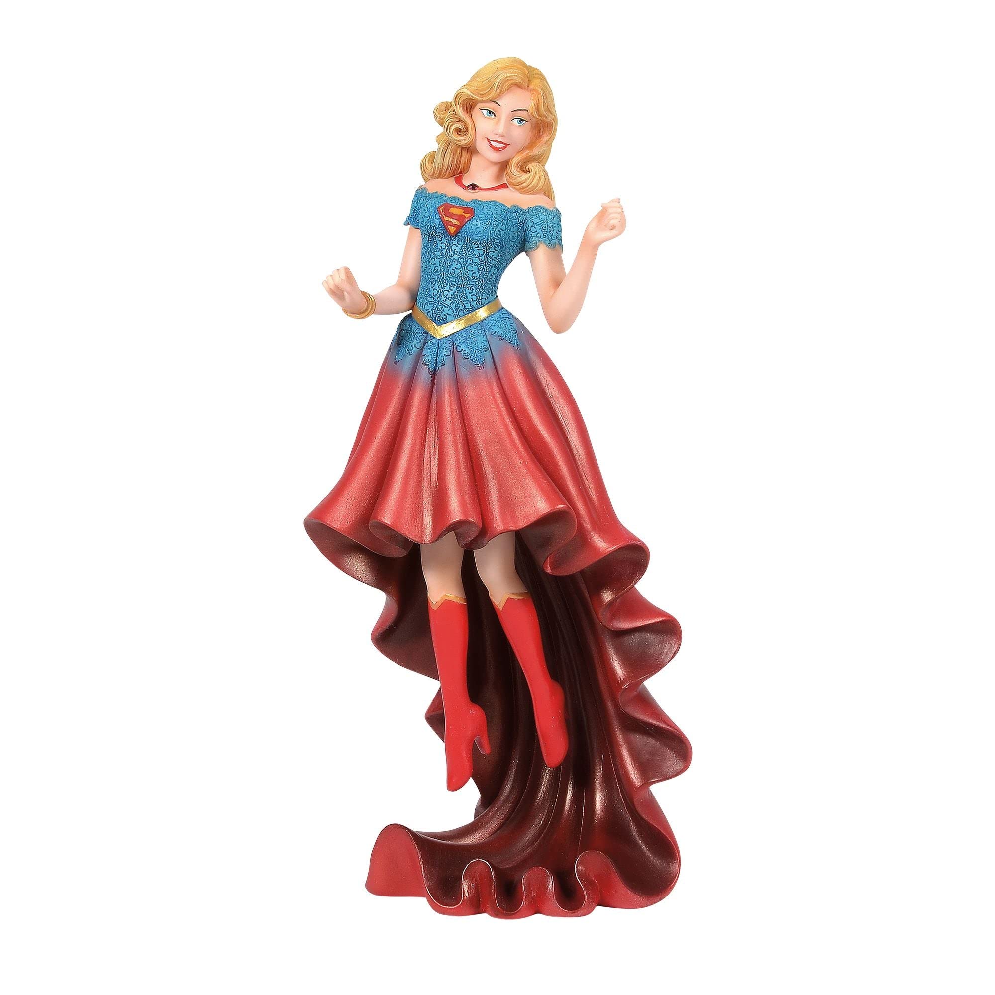 Enesco DC Comics Couture de Force Supergirl Figurine, 9.48 Inch, Multicolor