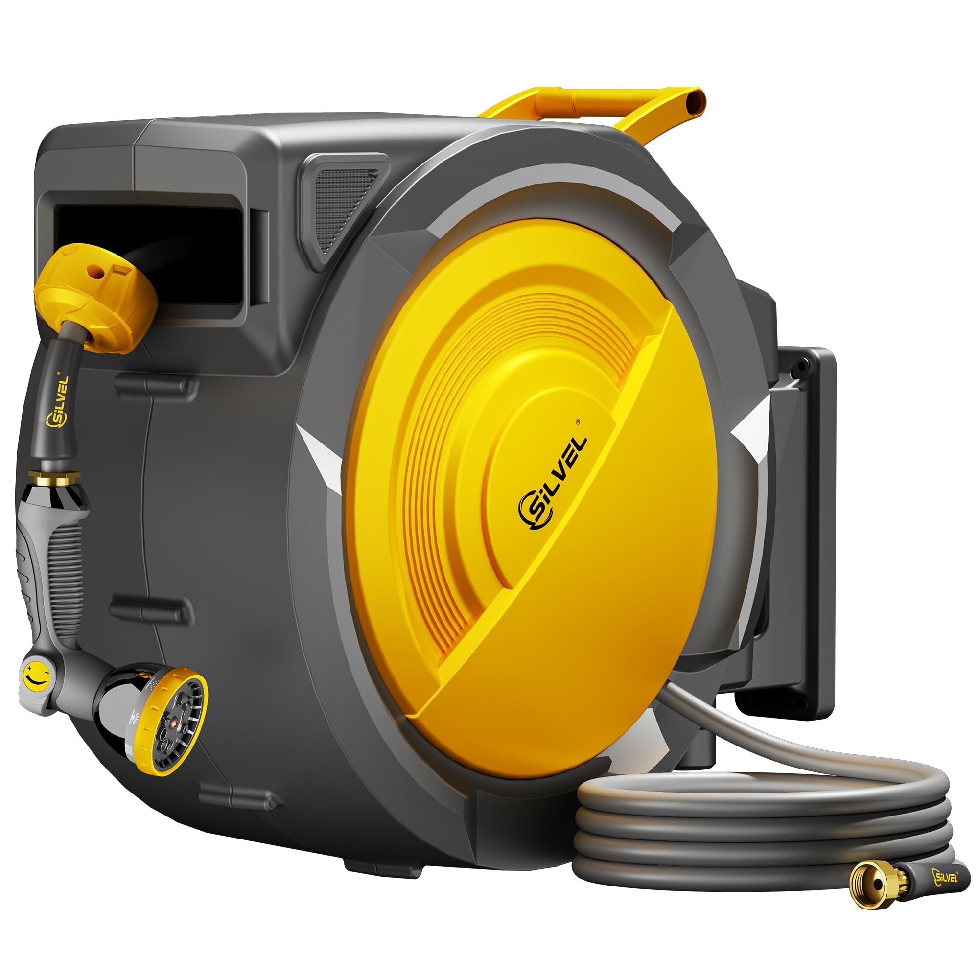 SILVEL Retractable Garden Hose Reel