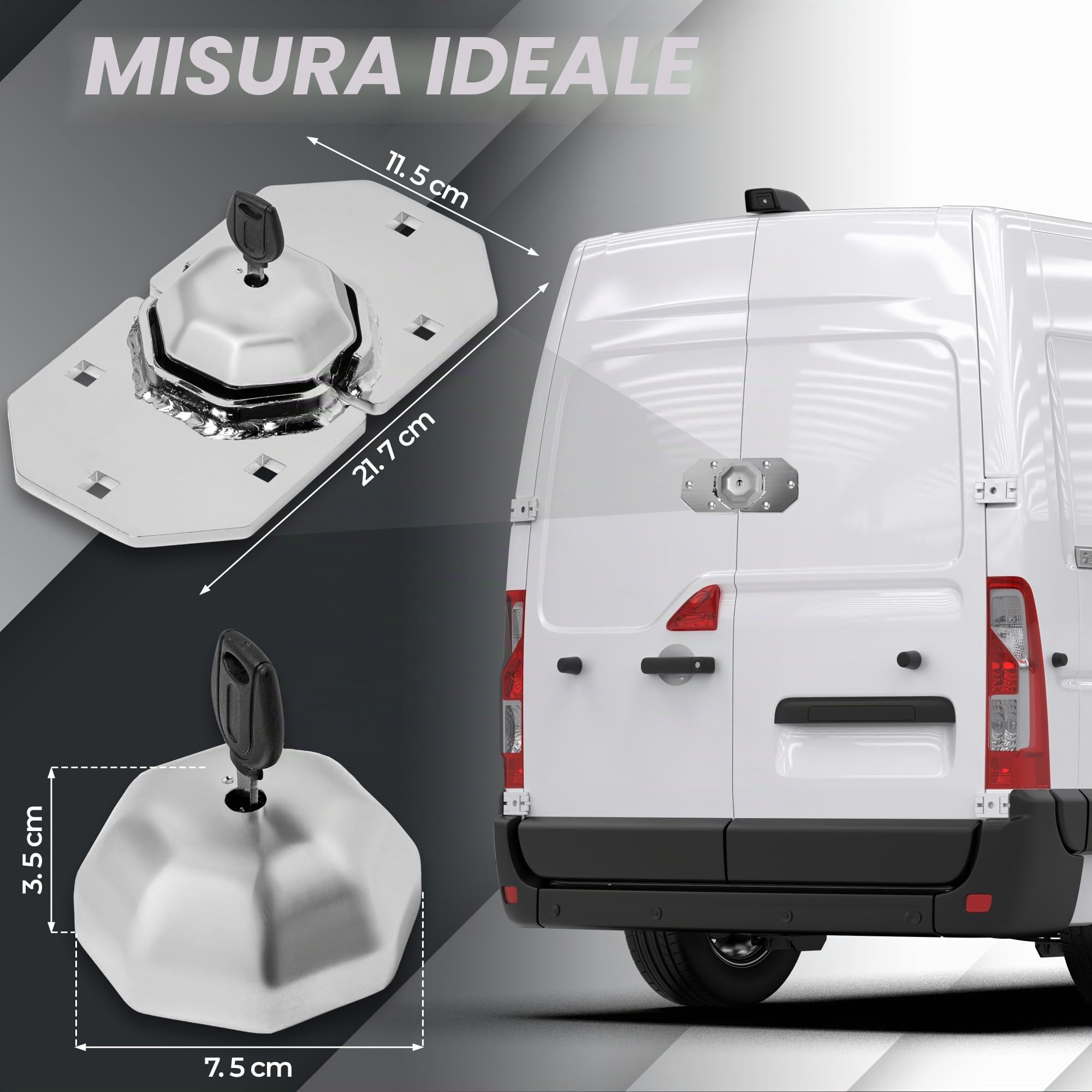 Lucchetto furgone - Serratura furgone sicurezza - Serratura automobile