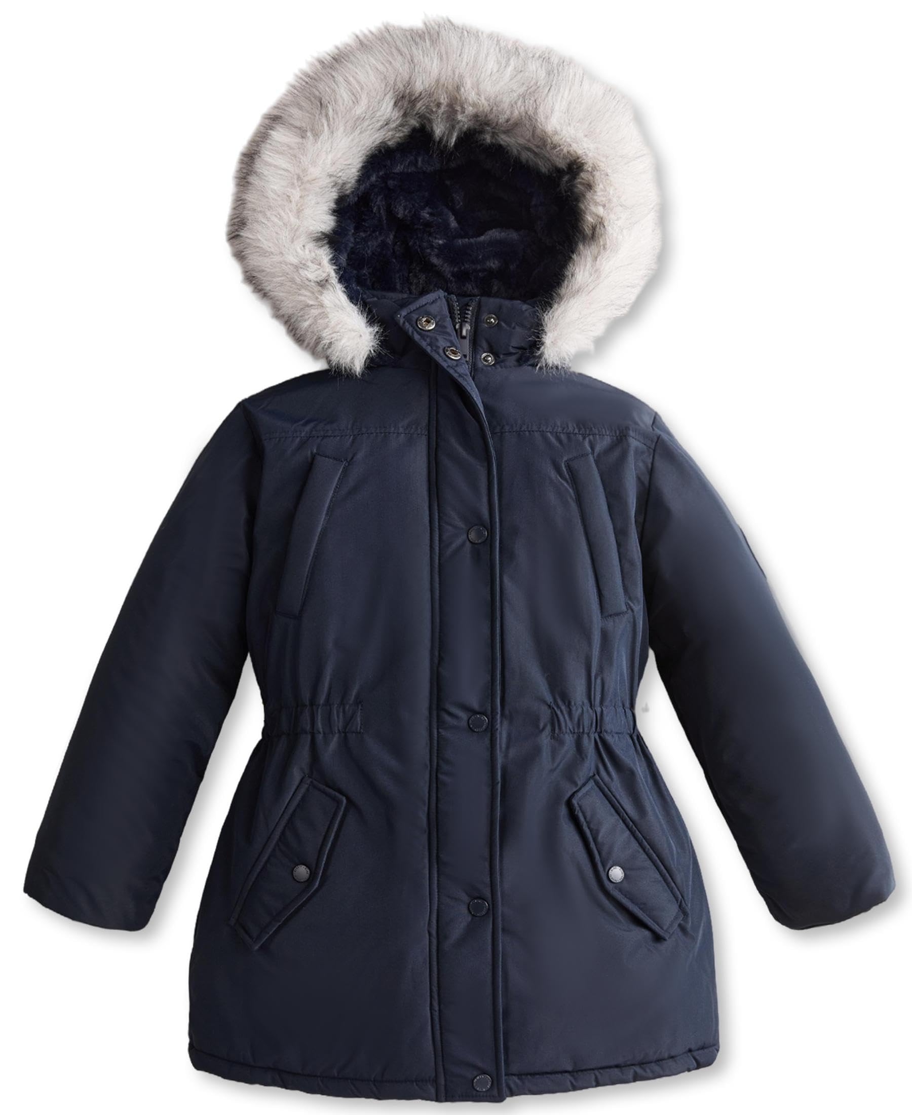 maoo garden Mädchen Wintermantel große Kinder Schwergewicht Pelz Kapuze Schnee Ski Parka Wasserabweisender Mantel