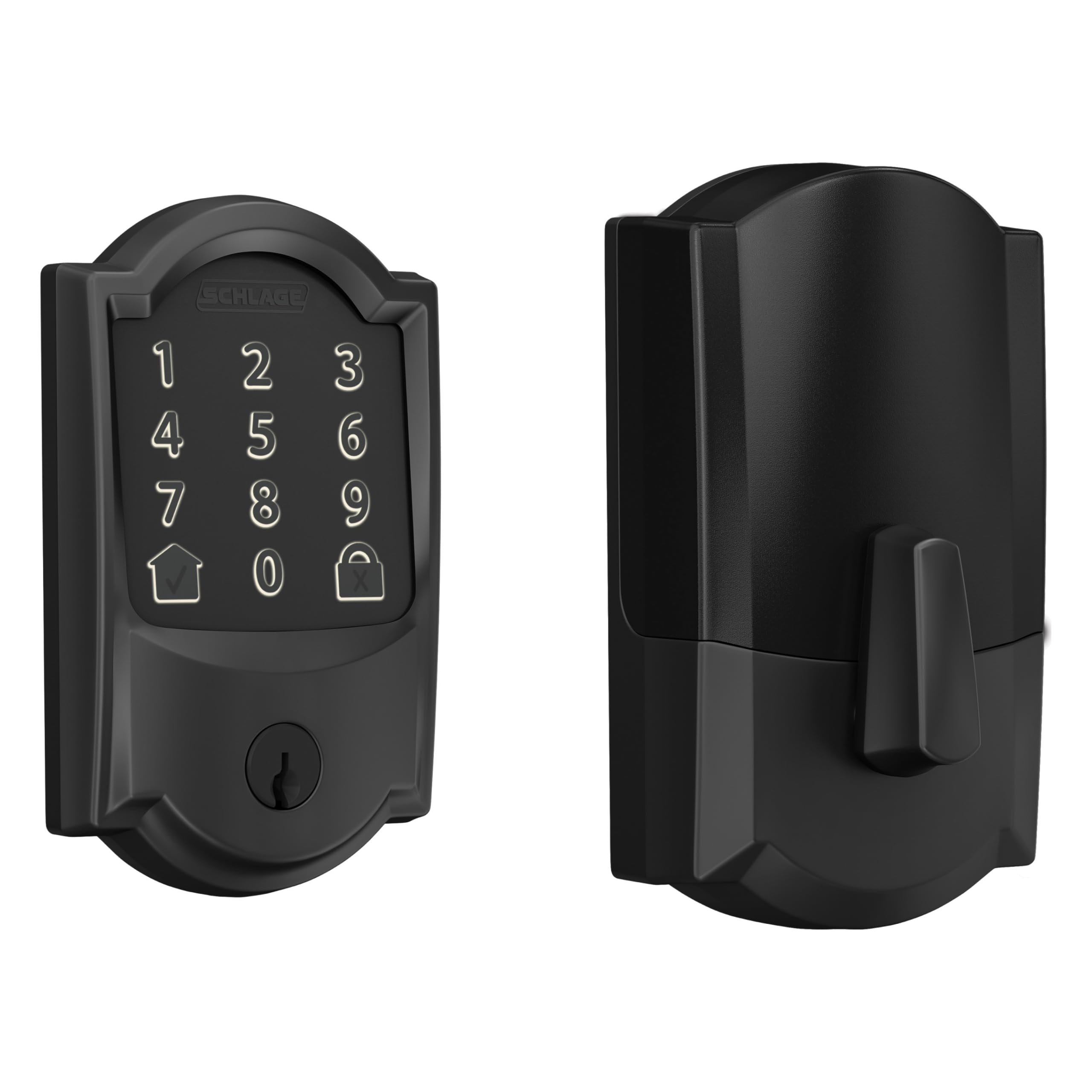 Schlage Encode WiFi Deadbolt Smart Lock, Keyless Entry Touchscreen Door ...