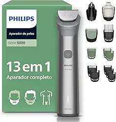 PHILIPS Aparador premium multigroom 13 em 1 para Rosto, Cabelo e Corpo - MG5942/15