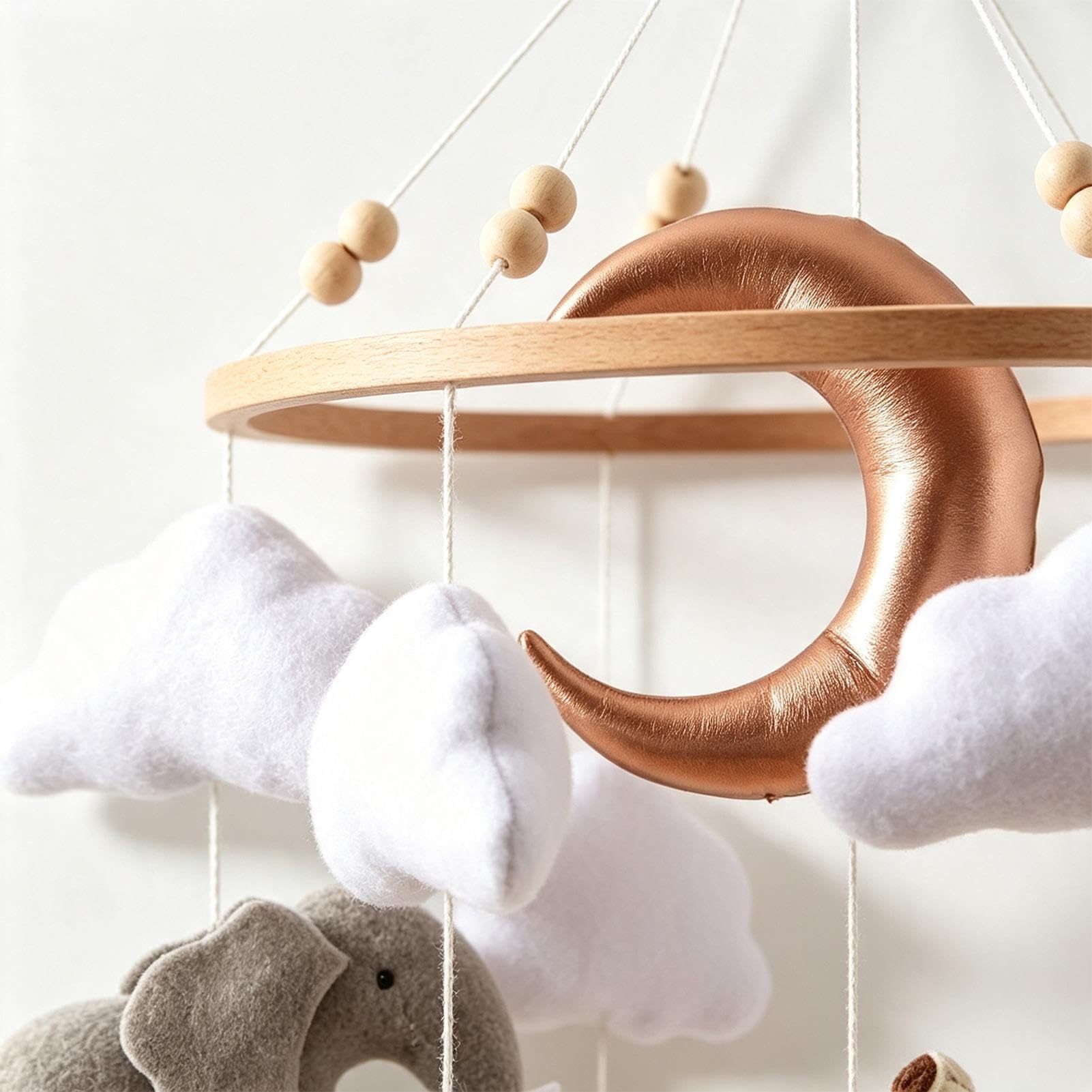 Móvil Infantil de Cuna Juguete Sensorial de Desarrollo Temática Animal para