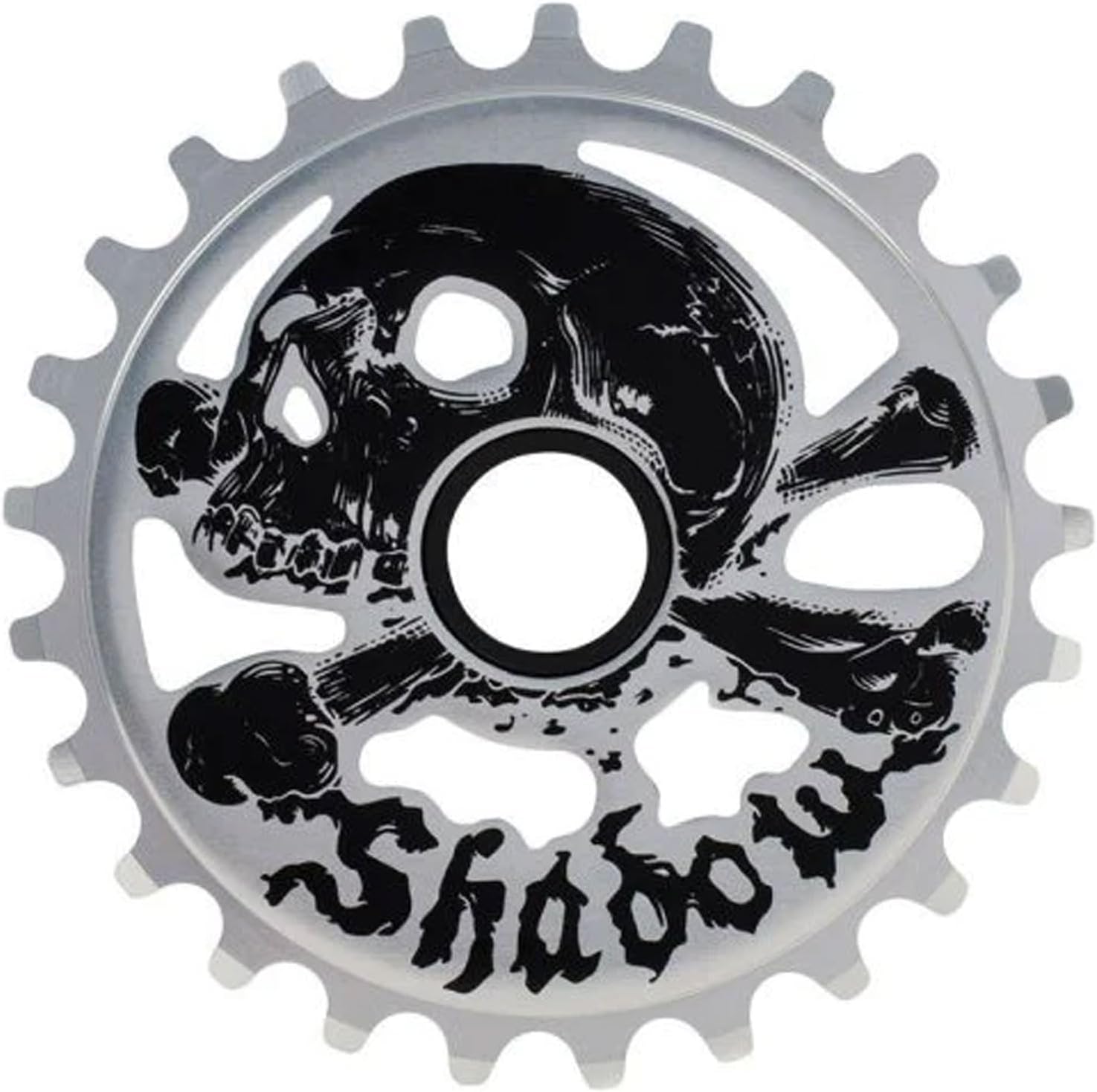 THE SHADOW CONSPIRACY 25T Cranium Durable Graphics-Based Single Speed BMX Chainring Sprocket, Color Options