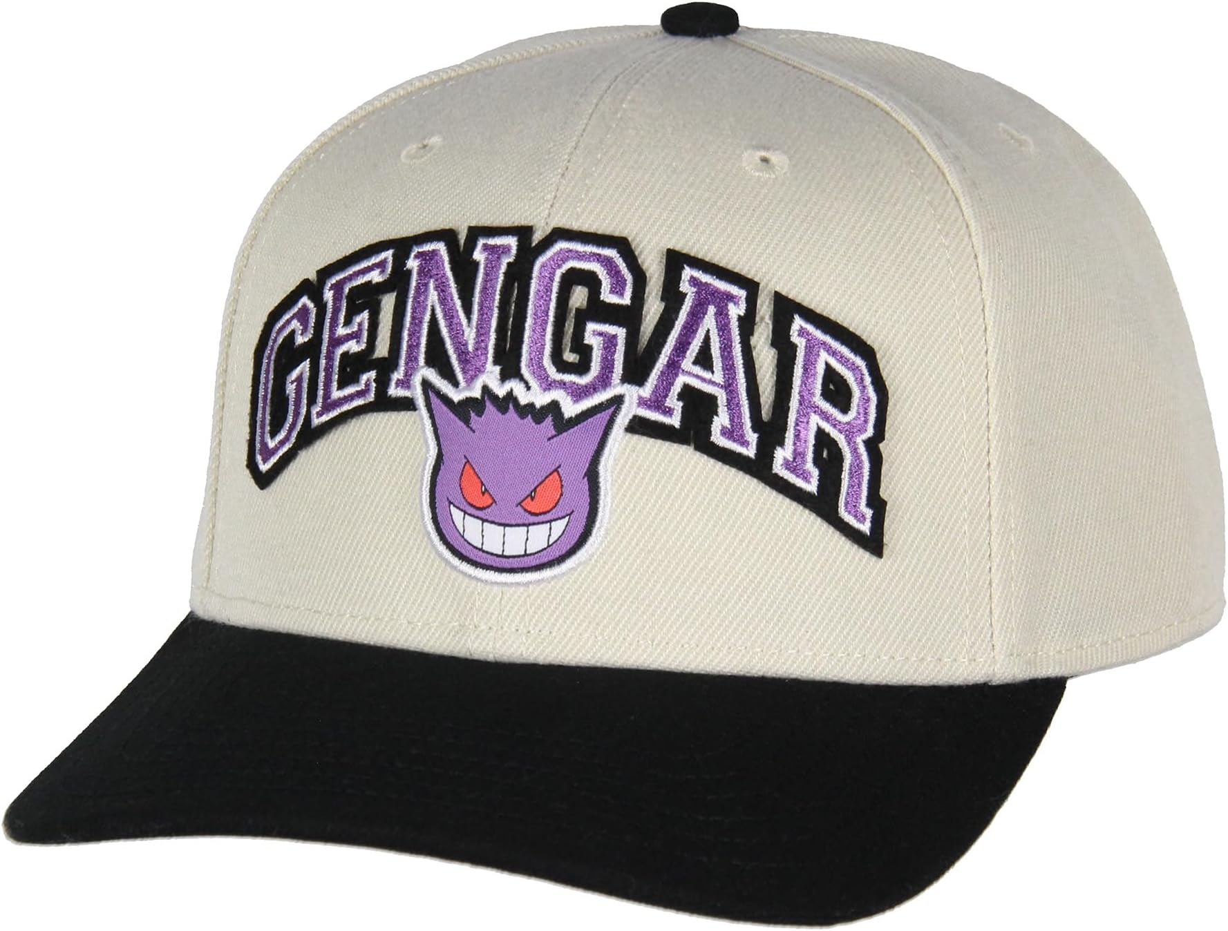 Pokemon Adult Embroidered Precurve Snapback Hat for Men and Women