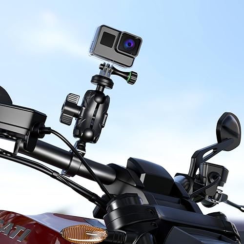 Miniatura 8 de BRCOVAN Adaptador de montaje de trípode de bola de 1 pulgada con cámara de rosca de 14 "-20, aleación de aluminio, compatible con soportes RAM