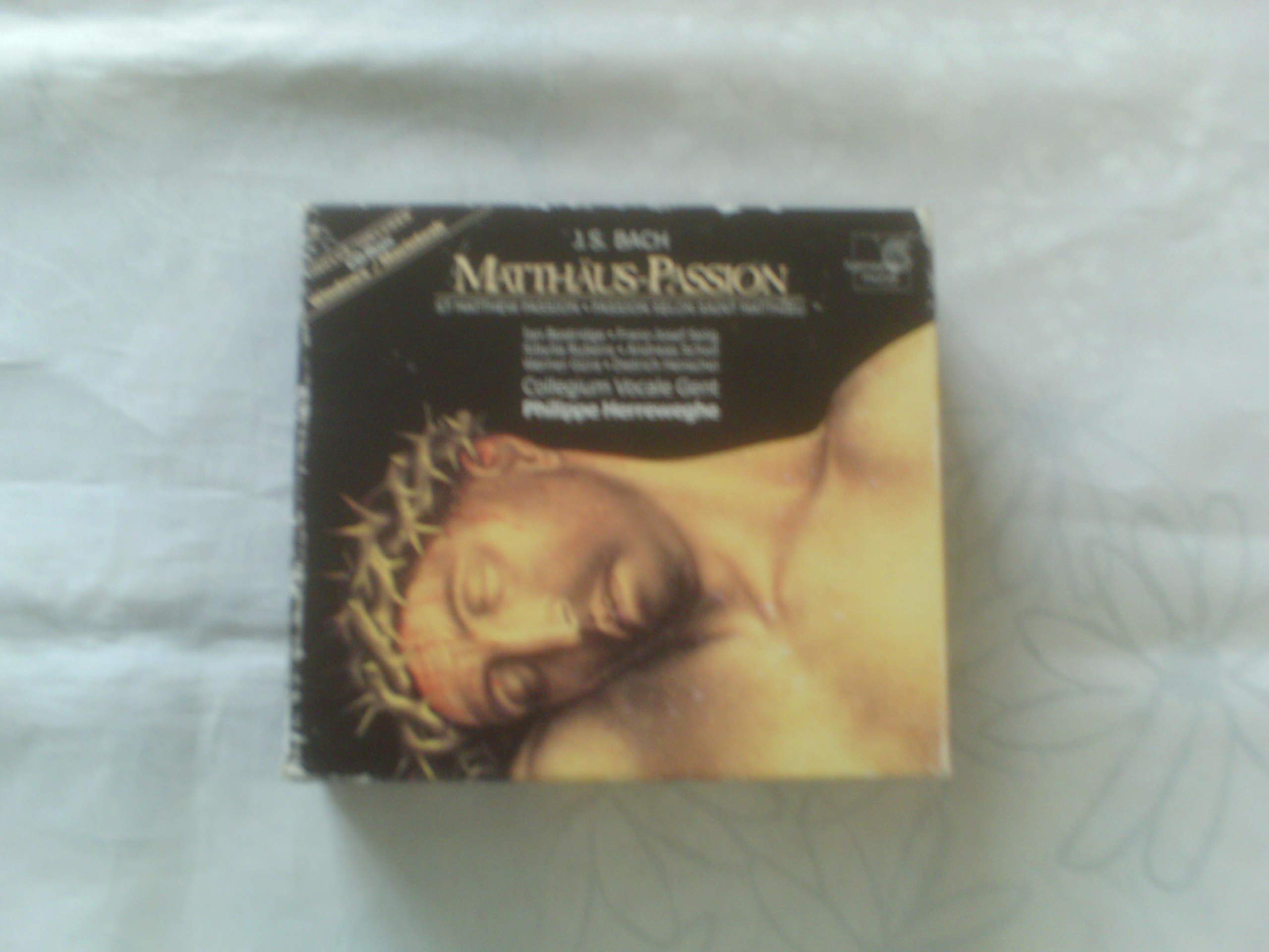 St. Matthew's Passion Bmv 244 [Audio CD] Bach, Johann Sebastian; Bostridge, Ian; Selig, Franz-Josef; Rubens, Sibylla; Scholl, Andreas; Gura, Werner; Collegium Vocale Gent; Henschel, Dietrich and Philippe Herreweghe