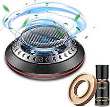 Solar Car Air Freshener, Car Perfume Diffuser, Car Perfume New Essential Oil Diffuser for Strong and Long-Lasting Self-Fragrance (A)