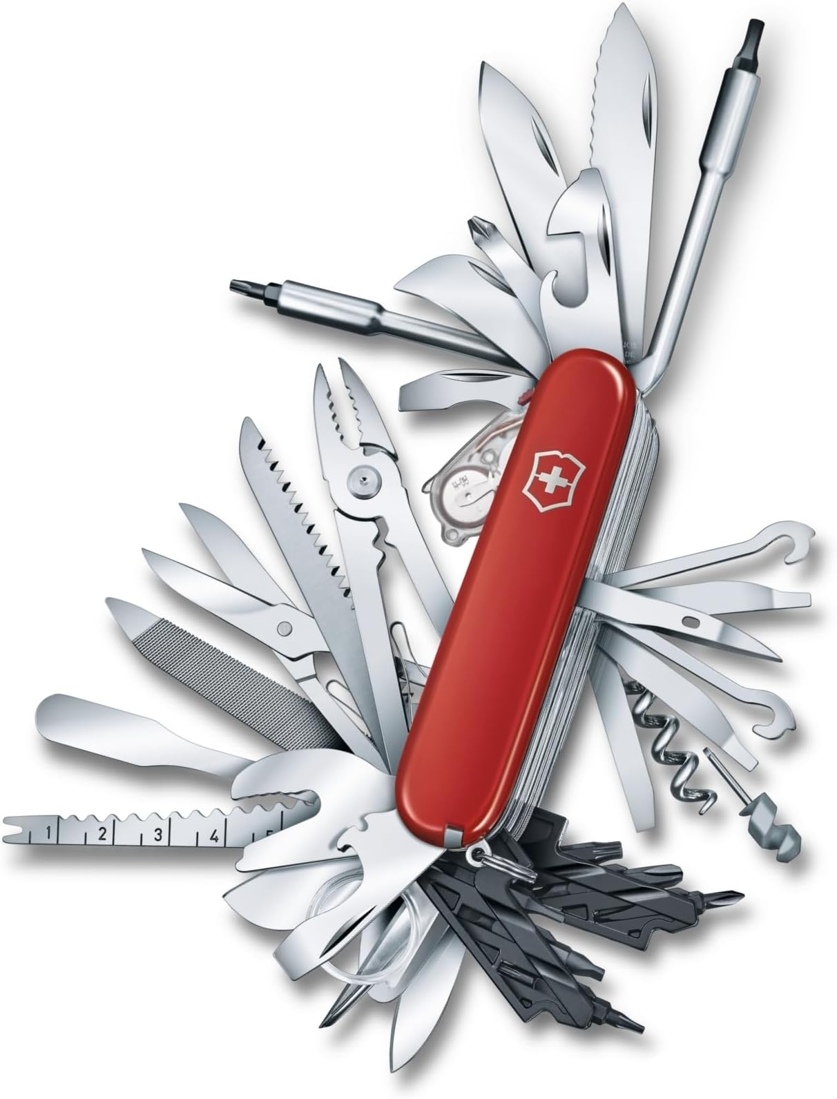 VICTORINOX(ビクトリノックス) スイスチャンプシリーズ 全6色 スイス・アーミーナイフ 多機能 ナイフ 防災グッズ アウトドア キャンプ プライヤー はさみ付き スイス製マルチツール コンパク 十徳ナイフ 【国内正規品】