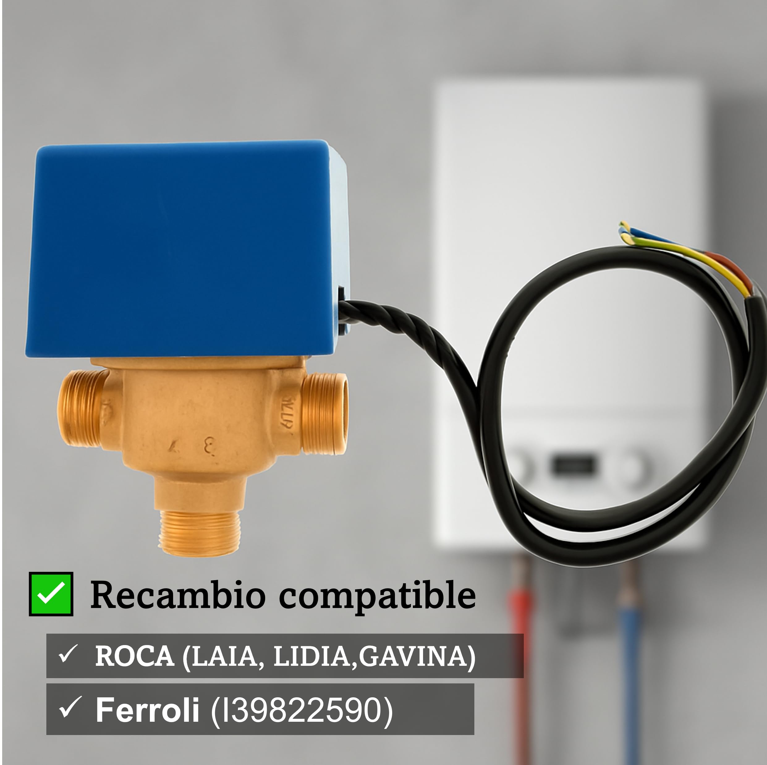 Recamania Valvula 3 vias Caldera Roca GAVINA 147054147