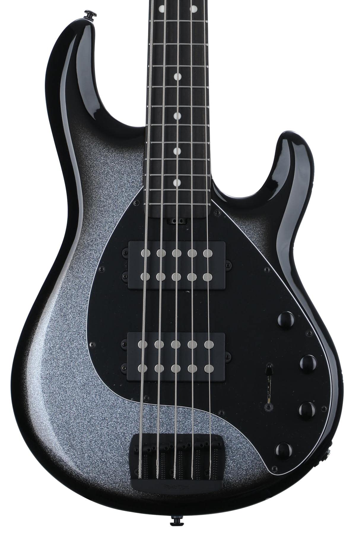Ernie Ball Music Man StingRay Special 5 HH Bass Guitar - Smoked Chrome with Ebony Fingerboard