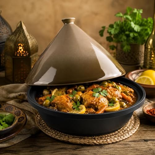 Cuisy KC2404 Stainless Steel Induction Taupe Tajine (30.20 x 30.20 x 23cm) - 2