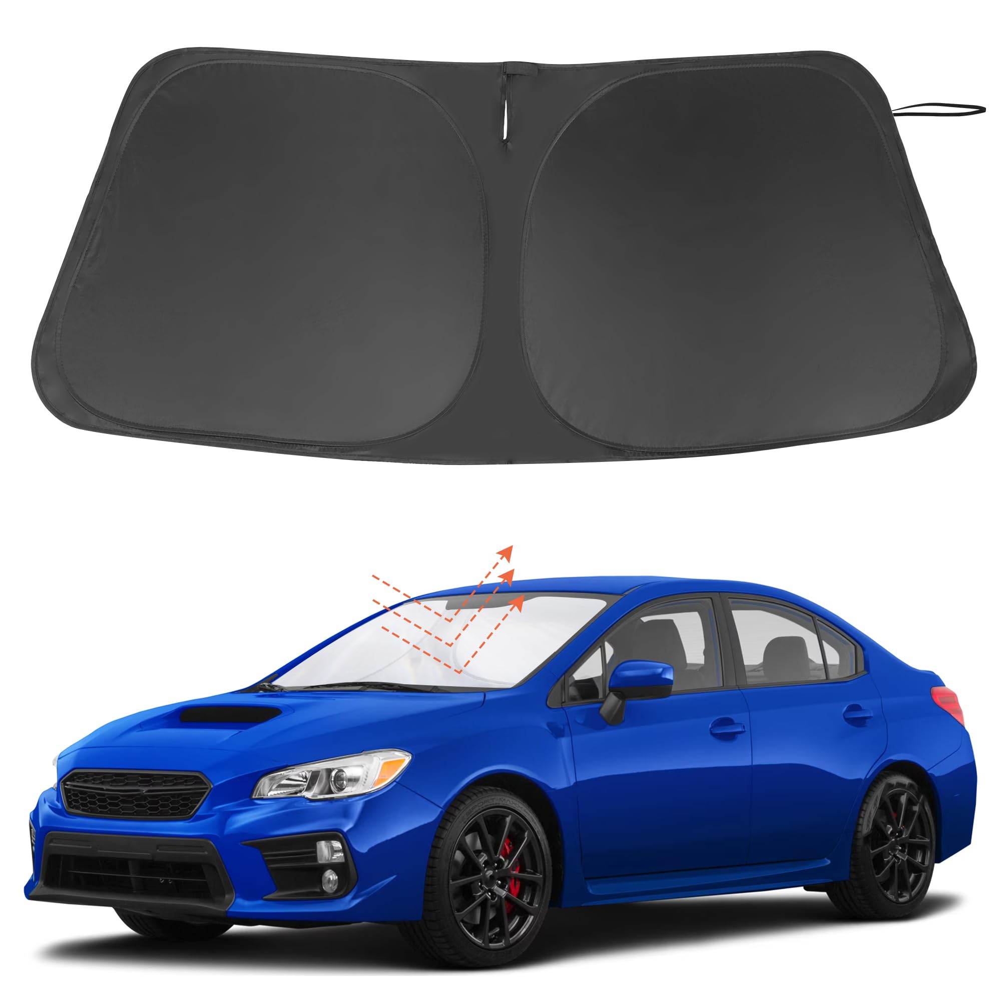 Windshield Sun Shade for 2015-2021 Subaru WRX Accessories