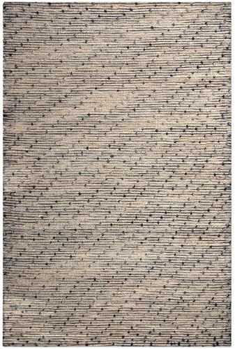 Uttermost 71073-9 Imara Global Ethnic 9'x12' Alfombra natural de cáñamo y azul marino