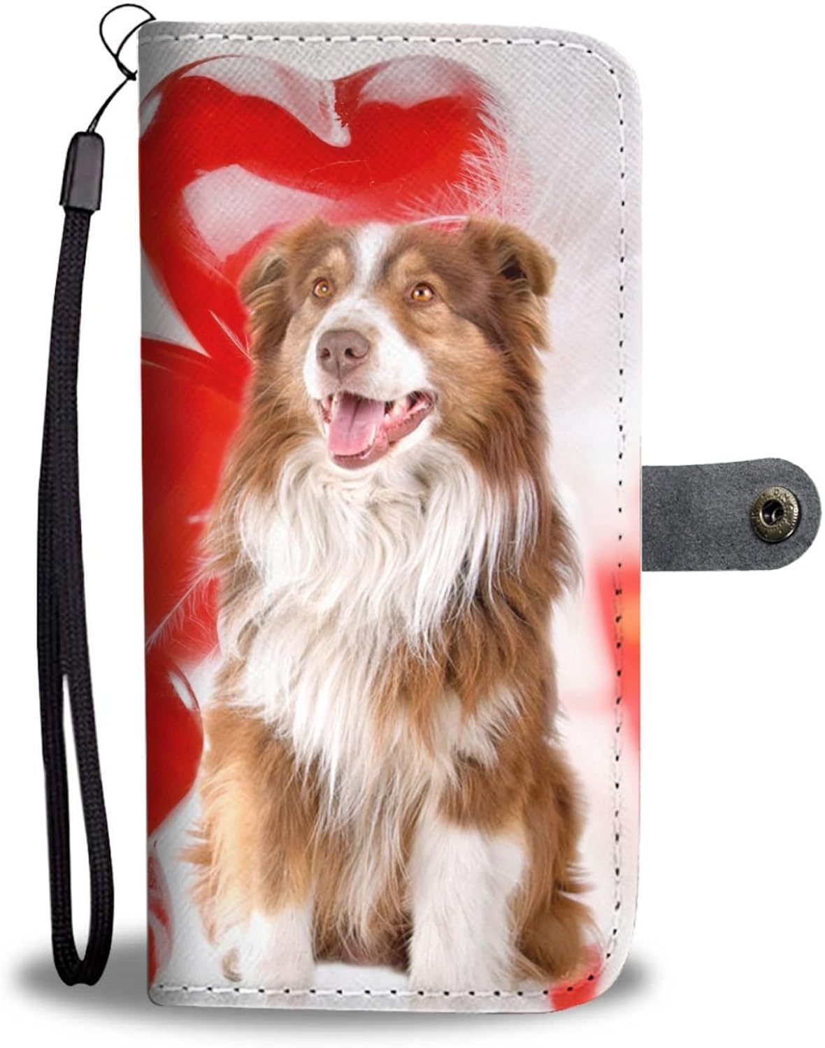 Dog Print Phone Case, Australian Shepherd Print Smartphone