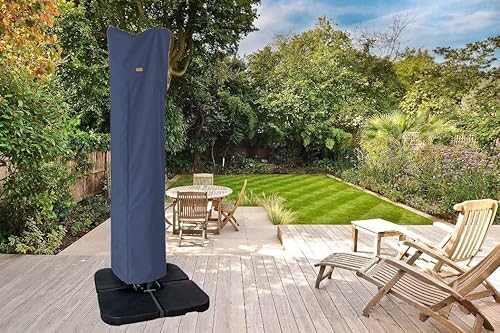 Miniatura 72 de Funda para sombrilla de patio de 6 a 9 pies, resistente a la decoloración, impermeable y duradera, con cremallera y barra, caqui desierto Mercado