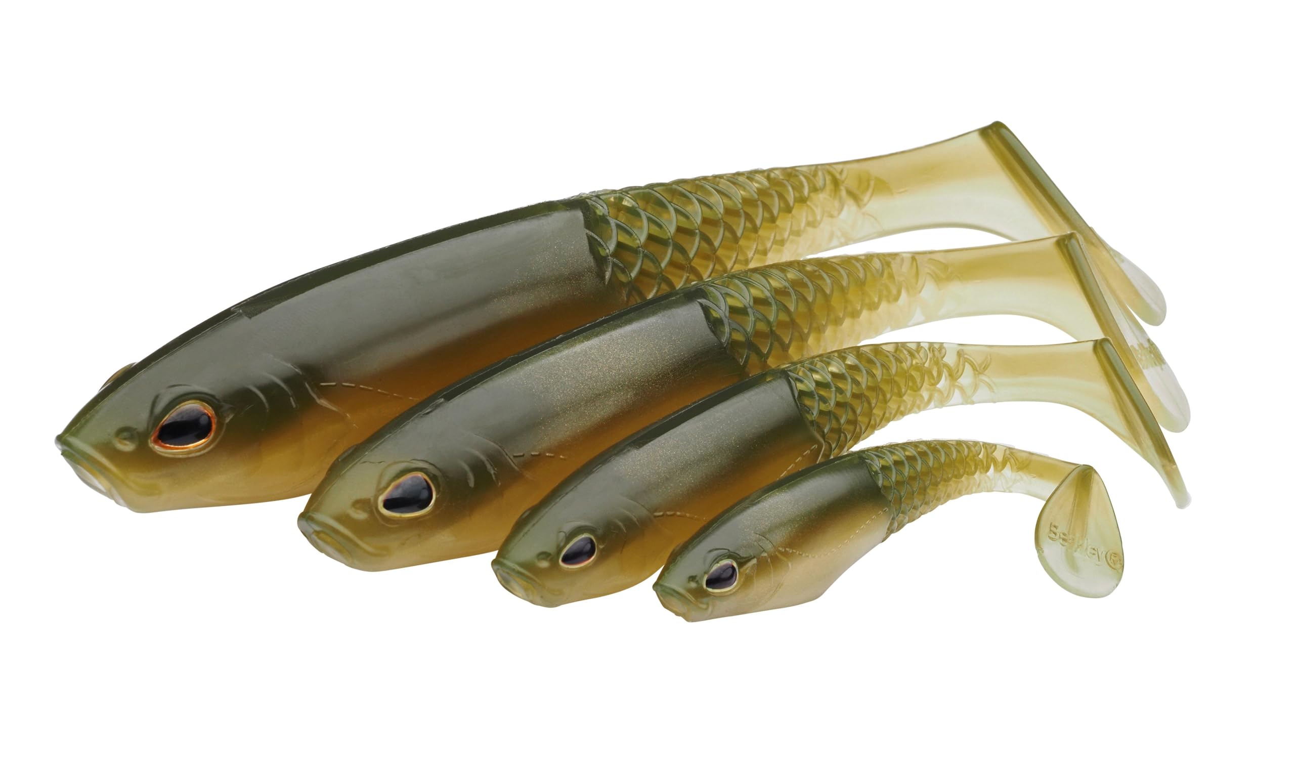 Berkley PowerBait® Cullshad Softbait | Lifelike Action Fishing Bait & Honey Comb Technology | Versatile Predator Lure for Pike, Zander, Trout & Perch | 15 cm | 3pcs | Ayu