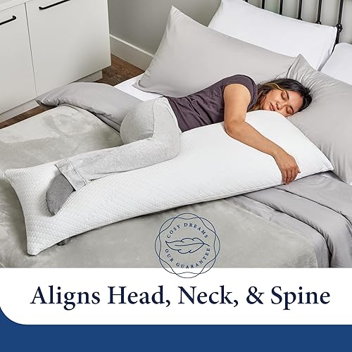 Vista 11 de Cosy House Collection - Almohada de espuma viscoelástica con bambú triturado de lujo, con funda hipoalergénica, ajustable, con cierre, extraíble