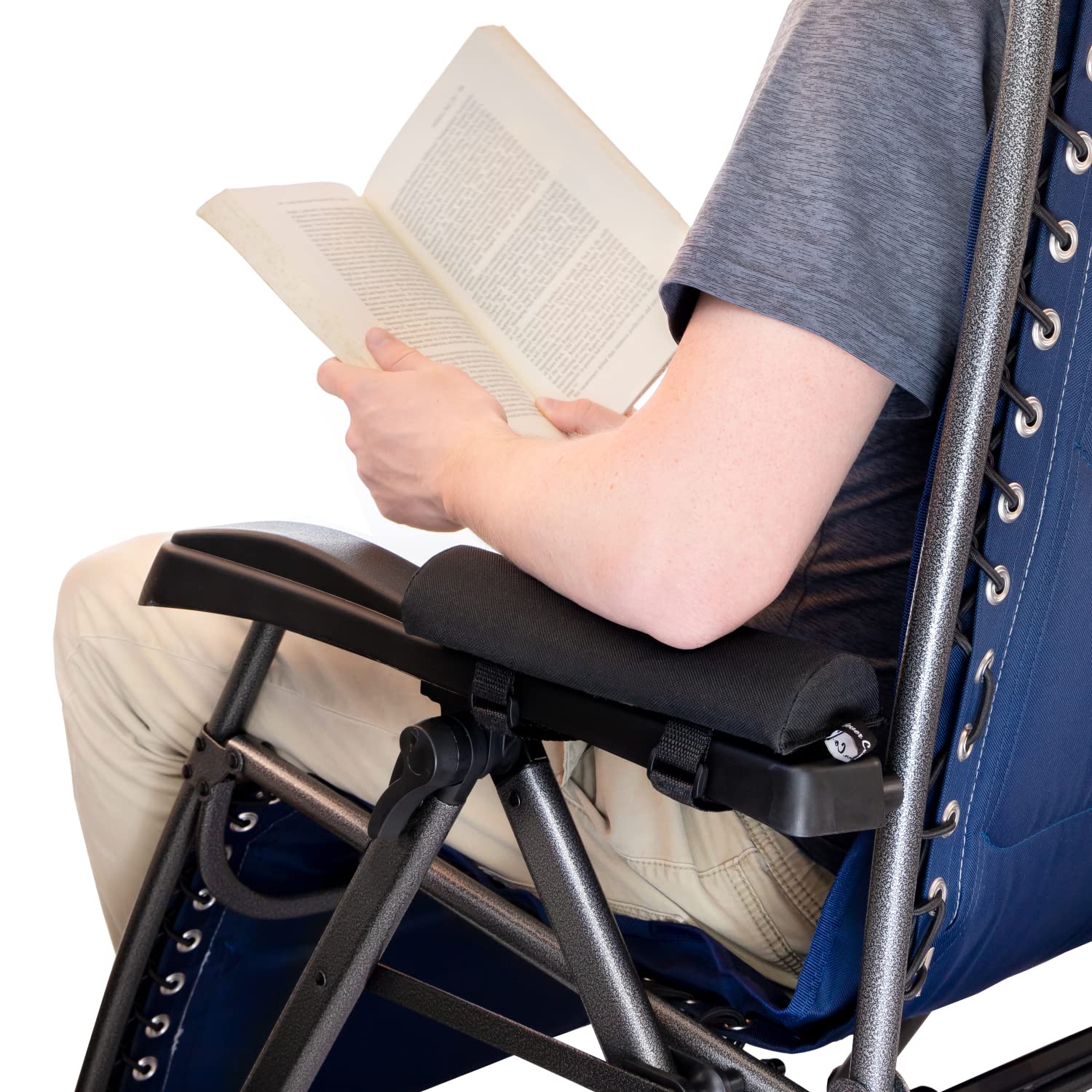 Cojín original para silla de gravedad cero para reposabrazos: reclinables plegables antigravedad, tumbonas para exteriores y césped, sillas reclinables para patio, acolchado para 9