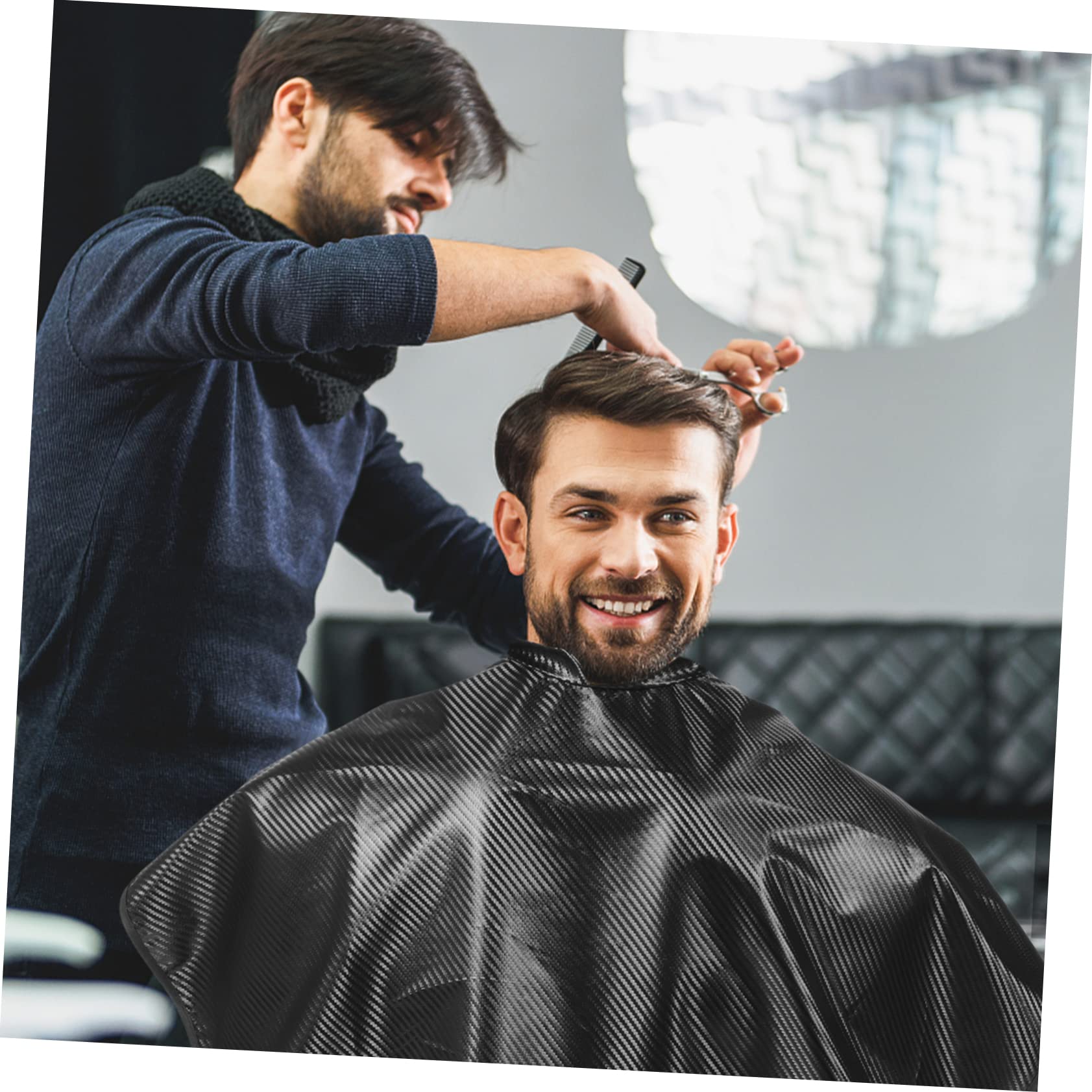 Healeved 3pezzi Parrucchiere Per Taglio e Trattamenti Grembiule Professionale Per Salon e Bellezza Adatta Parrucchieri e Stilisti