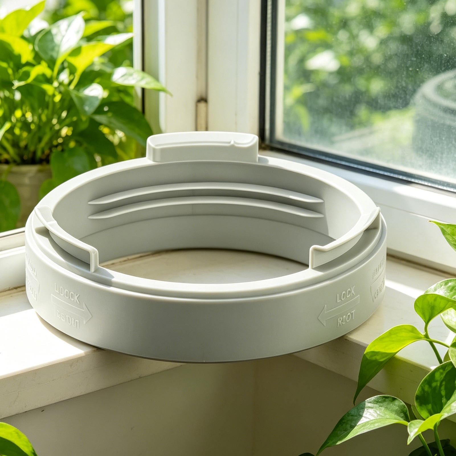 Luftkanalkupplung – 15-cm-Lüftungsschnittstelle, Klimaschlauchanschluss, Innenluftkanal, Haushaltslüftungsführung | Für tragbare Kühlsysteme im Schlafzimmer, Wohnzimmer, Küche, Garage