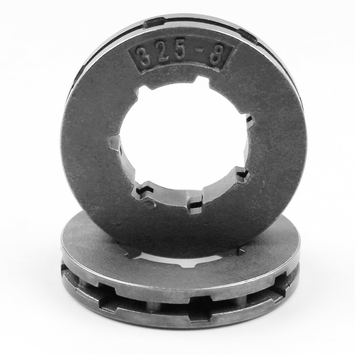 Haishine 2Pcs .325"-8T Sprocket Rim 19Mm For Husqvarna 50 51 55 154 254 257 262 Chainsaw Replace #Oregon 11891