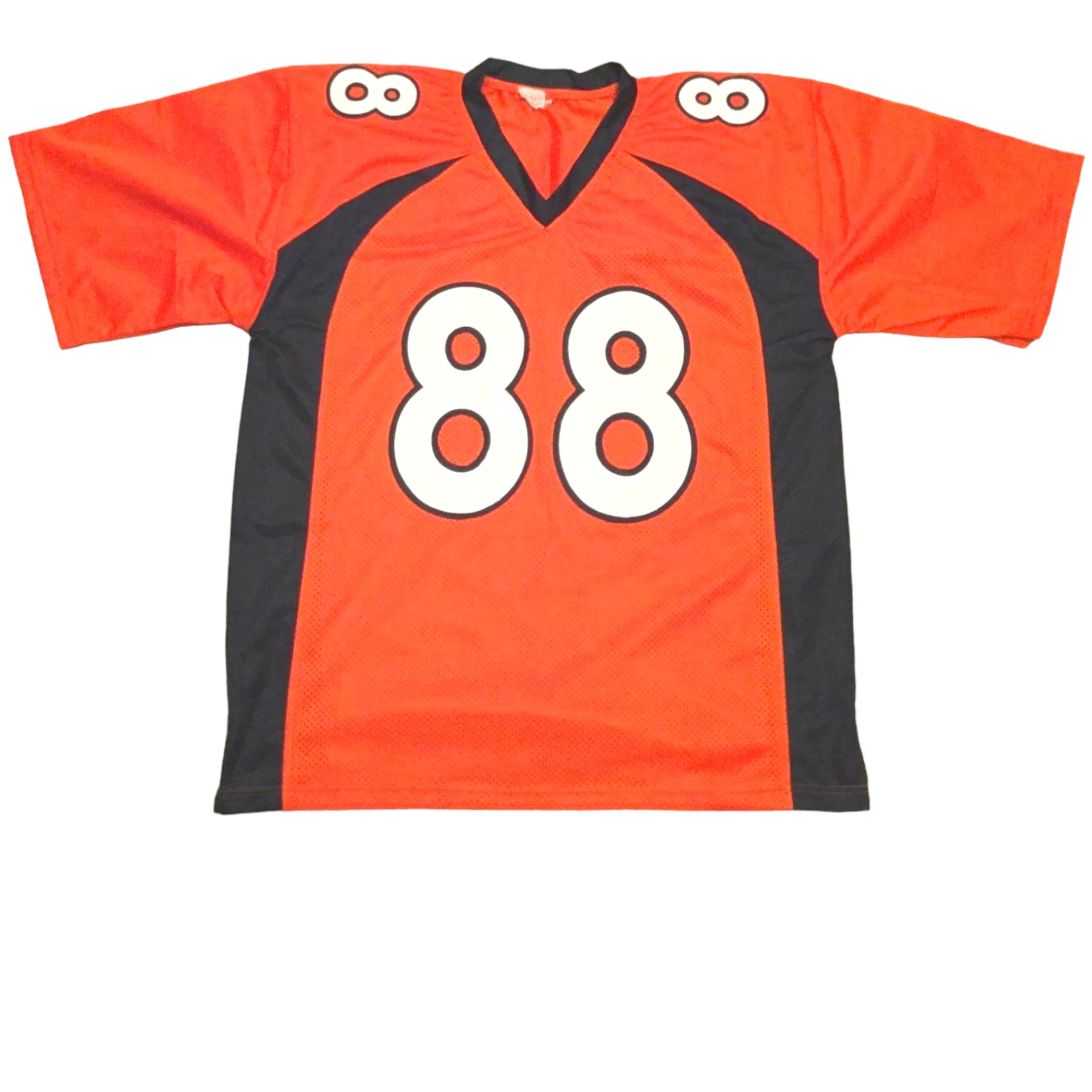 Generic Demaryius Thomas Orange Jersey Stitched Custom Football New No Brand/Logos (US, Alpha, Medium, Regular, Regular, Orange)