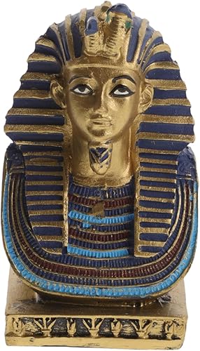 Figura del antiguo Egipto, estatua de faraón egipcio, resina, figura de tutankamón, figura de escultura del antiguo Egipto, adorno de escritorio de FOMIYES