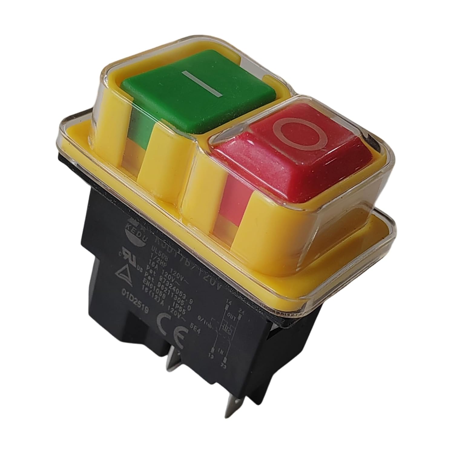 KJD17B/120V 16A Electromagnetic Switch for Electric Power Tools Saw