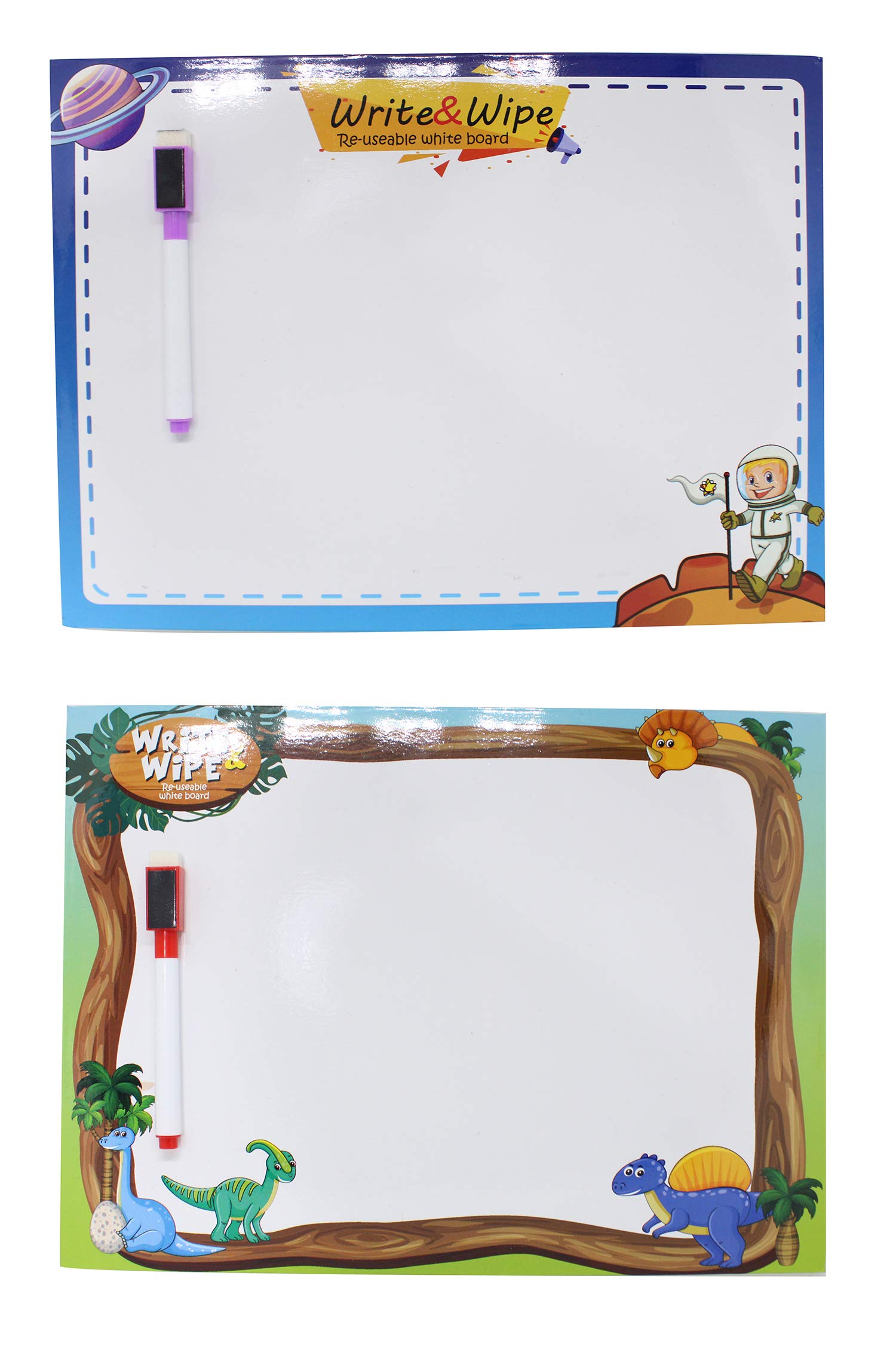 Confidence 2 in 1 Write and Wipe Writing Board for Kids (2 Pcs) Multicolor (M30) (B092CZR15Q) Amazon Price History, Amazon Price Tracker