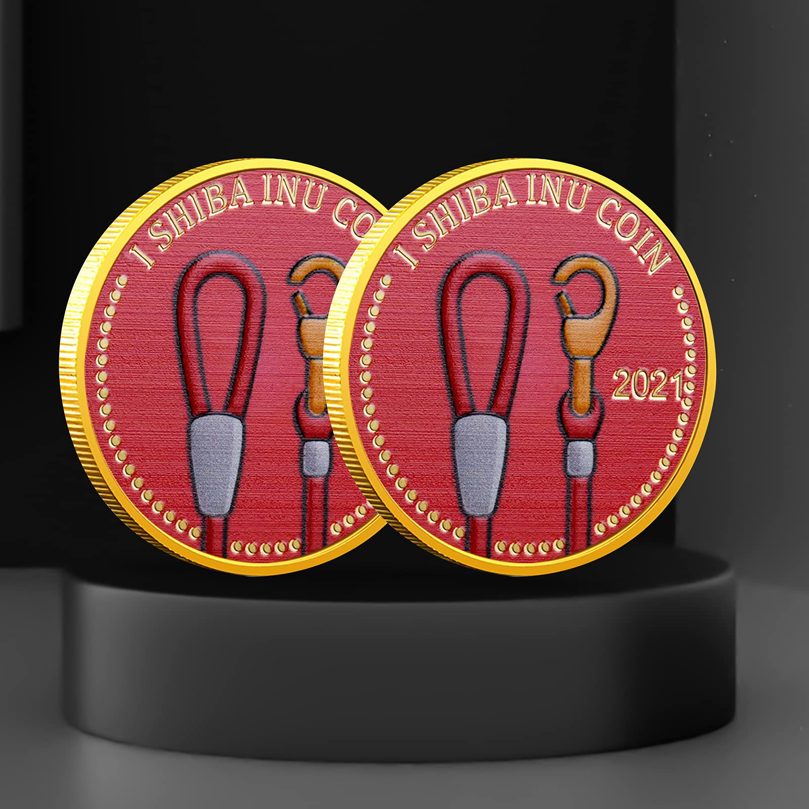 Cryptocurrency Novelty Gifts SHIB Coin Commemorative Collection - 5 Gold  Plated Physical SHIB Shiba Inu Crypto Collectible Coins SHIB Memorabilia  With Protective Cases