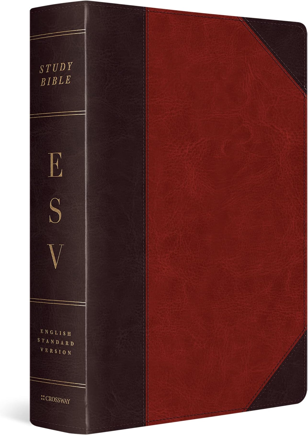 ESV Study Bible, Large Print (TruTone, Brown/Cordovan, Portfolio Design)