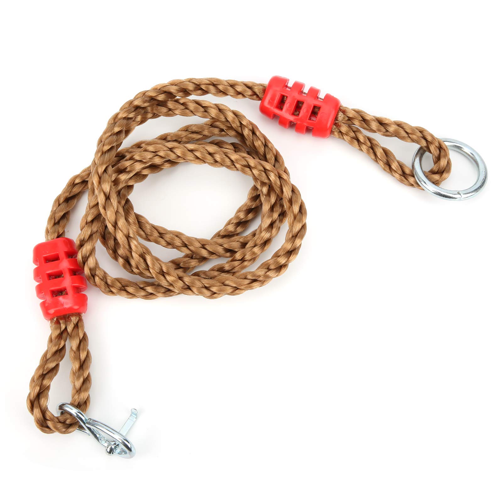 WESIEVYA Ensemble de cordes de hamac avec sangles fixes pour balançoires d' arbres en nylon sans danger pour une utilisation en extérieur
