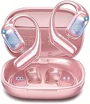 AI Ecouteurs de traduction en temps réel, 141+ Languages/3-in-1 Ecouteurs sans fil Traducteur, sans abonnement, 35H Temps de jeu, Bluetooth 6.0 écouteurs ouvert pour les voyages, les affaires, les réunions & Apprentissage