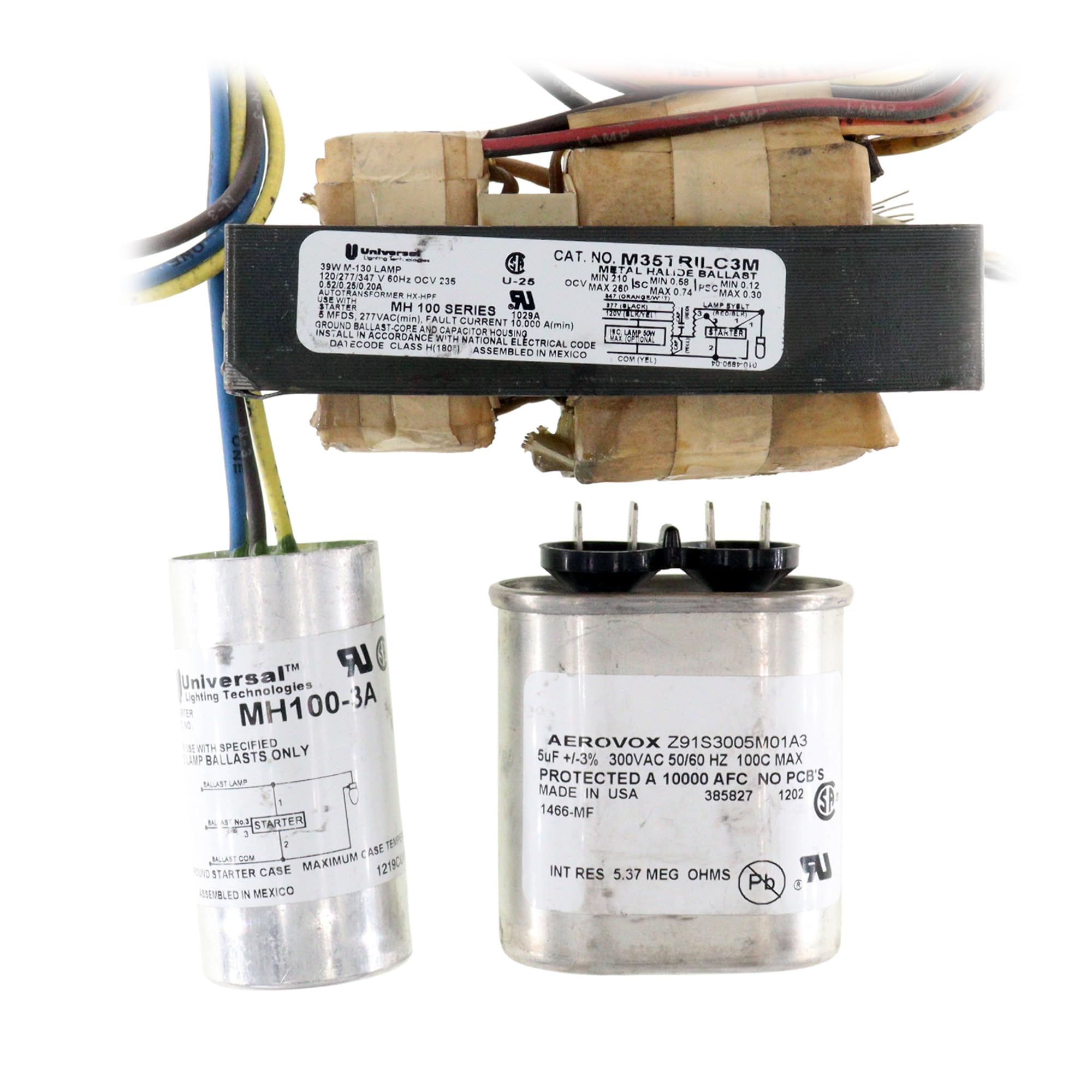 Universal Lighting Technologies M35TRILC3M-500C Metal Halide MH Ballast, 70W M98 M101, 120/277/347V