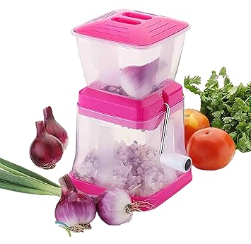 SBA PRIME Plastic Vegetable & Onion Chopper for Home Kitchen (Multicolor Will be Sent as Per Availability)