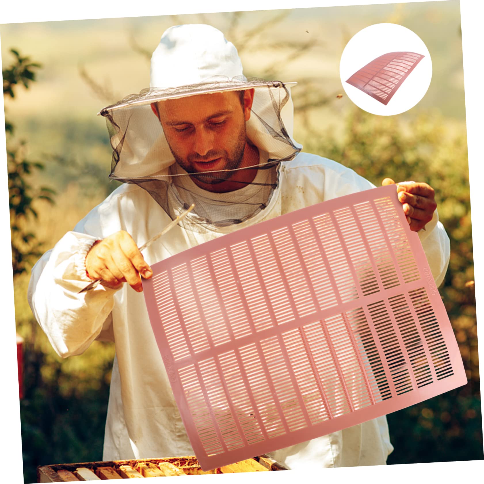 Amazon.co.jp: YARDWE 2個 プラスチック フェンス 蜂の巣 獲得 ボード  