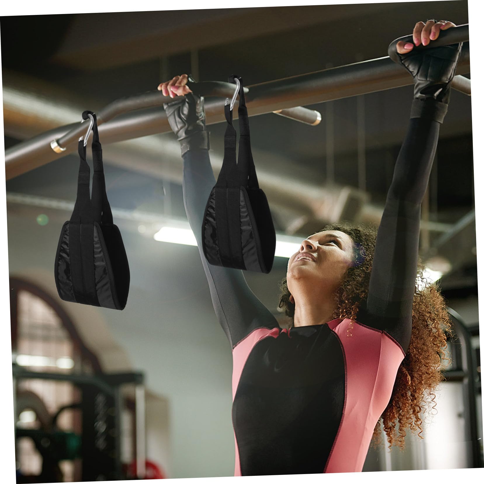 NOLITOY Correas de Entrenamiento Abdominal para Barra de Dominadas Soporte Resistente de Oxford y Poliéster Correas Multifuncionales para Ejercicios de Abdominales y Entrenamiento de