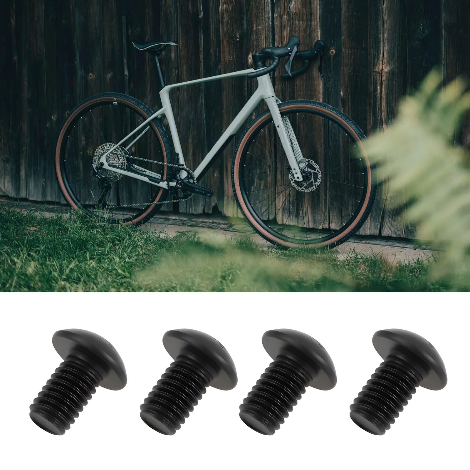 4 Stück M5x8mm Fahrradsattelklemmenschrauben mit O-Ringen Kompatibel mit Cube Nurad Attain Agree Und Litening