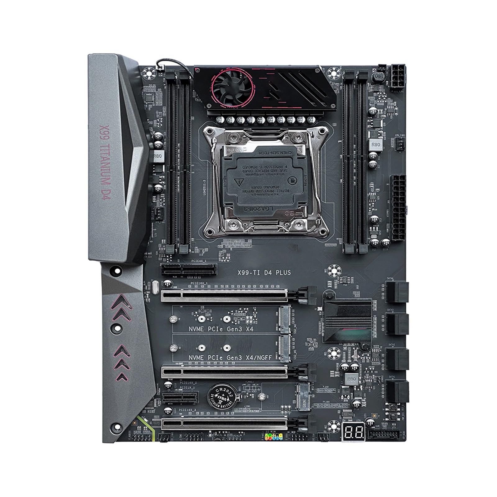 componenti pc Scheda madre Fit For JGINYUE X99 Intel LGA 2011-3 xeon E5 V3 V4 DDR4 128GB M.2 NVME SATA X99TI D4 PLUS