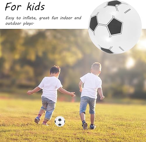 Miniatura 2 de NUOBESTY Pelotas inflables de fútbol, juego de fútbol, piscina, fiesta, juguetes para niños y adultos, 4 unidades