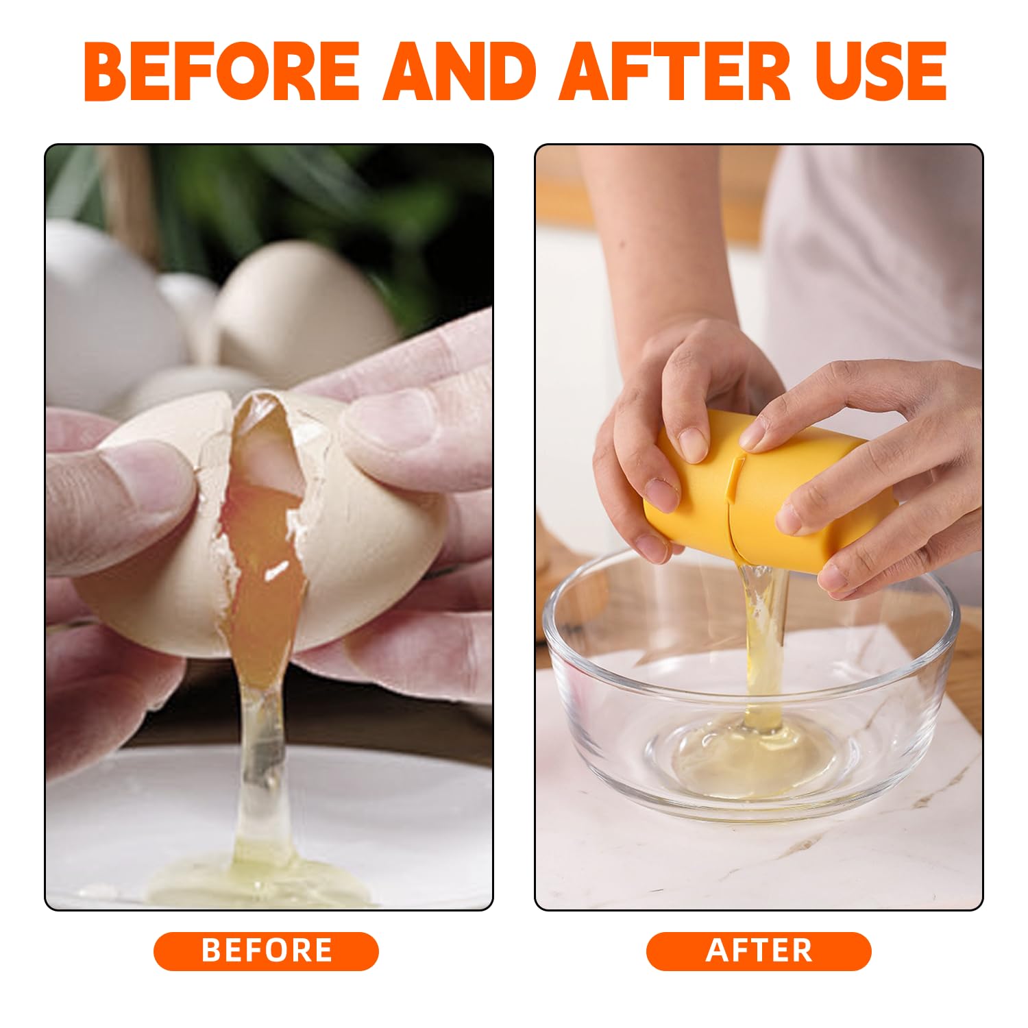 3 PCS Egg Shell Opener Egg Separator for Raw Eggs,Hard Boiled Egg Peeler Egg Cube Egg Separator,Quickly Cutting Off Cooked Eggs,Stainless Steel Eggshell Breaker Kitchen Gadgets (3 pcs) — view 3