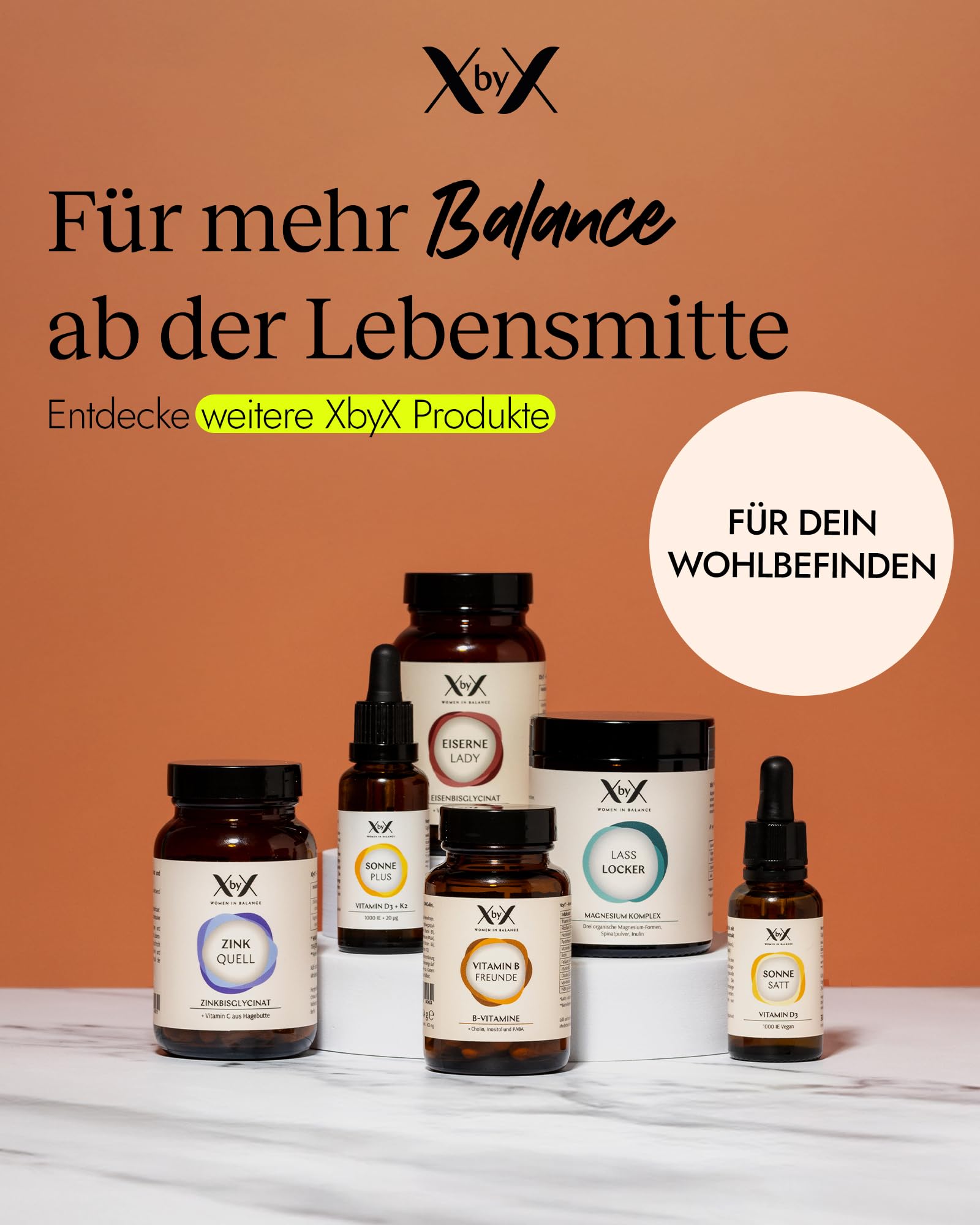 XbyX Haut Gold 60 Kapseln - Carotinoid-Komplex mit Astaxanthin & Vitamin E – Unterstützt die Haut von Innen - Ohne Zusätze - 100 % Pflanzlich - Vegan