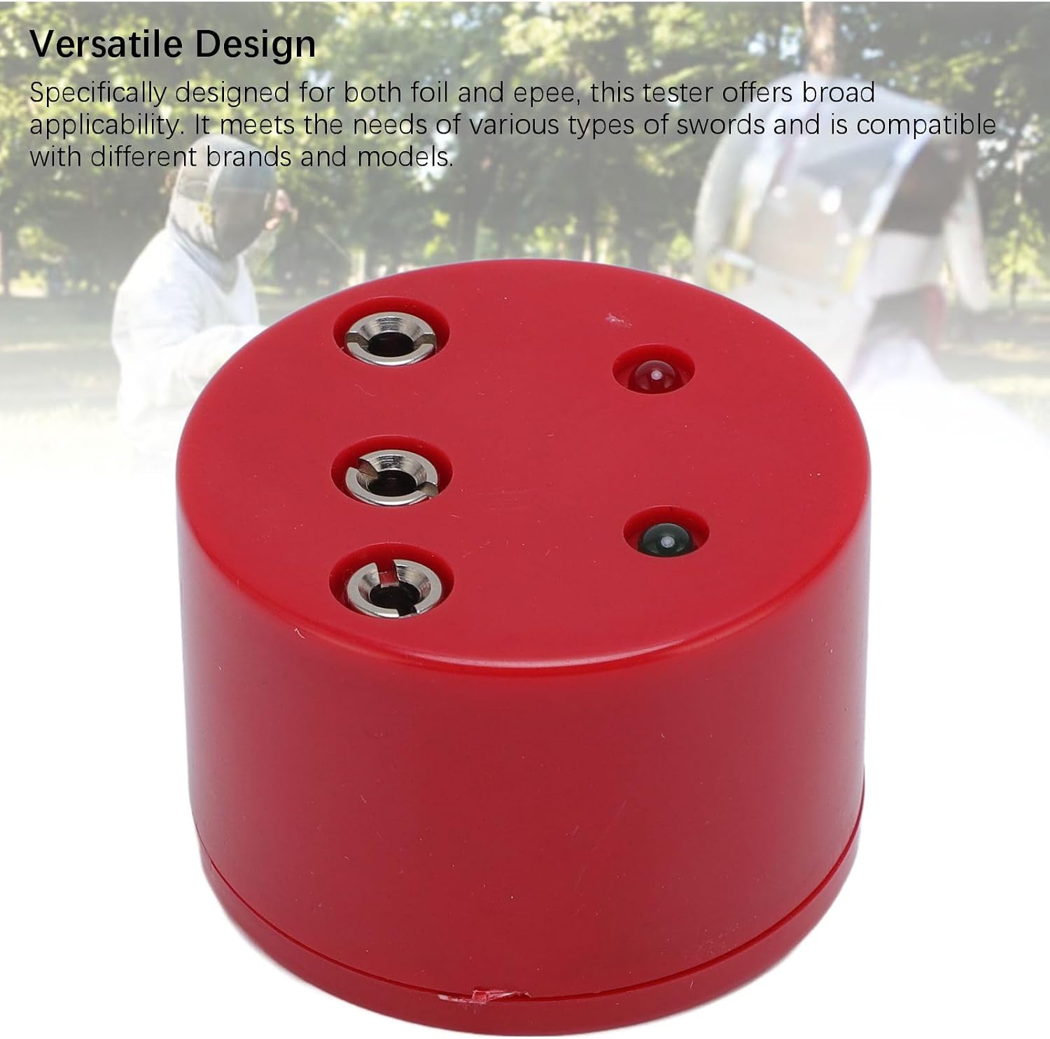 Fencing Tester,Foil and Epee Round Fencing Tester,Fencing Electric Sword Tester,Fencing Testing Box for Foil Epee Round Sword