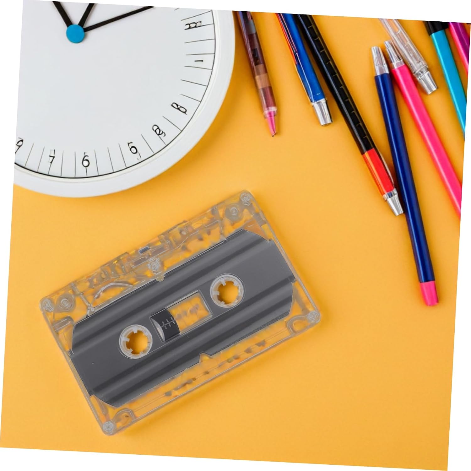 Plastic Set Blank Audio Cassette Tapes, 6 Pcs 30 Minute Recordable