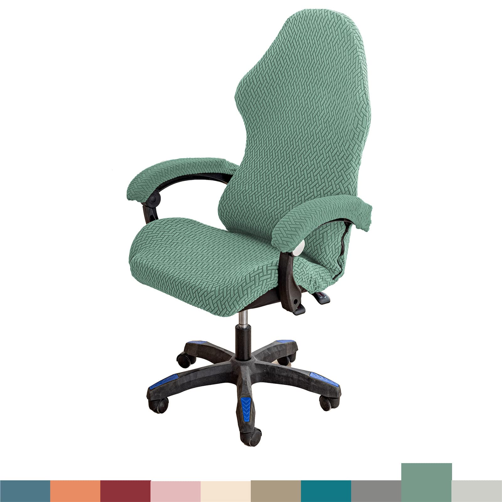 Coprisedie Elasticizzati - Set Da 1/2/4 - Morbidi E Lavabili - Per Sala Pranzo, Cucina O Ufficio - Foto 2