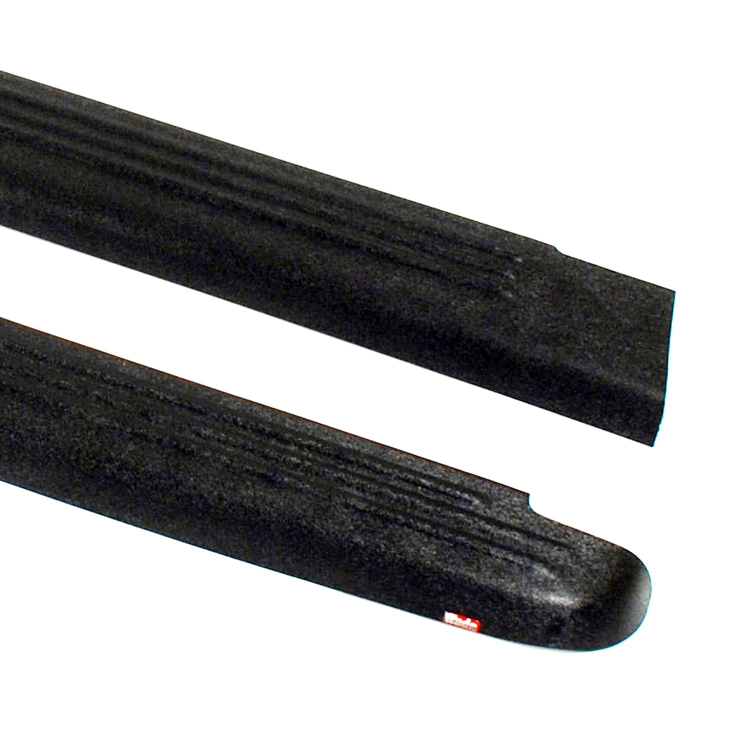 Wade 72-00171 Truck Bed Rail Caps Black Ribbed Finish without Stake Holes for 2004-2012 Chevrolet Colorado & GMC Canyon Crew Cab (Set of 2)