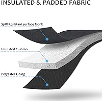 Vista 7 de Tirrinia Bolsa de vino, enfriador de playa para regalo de viaje, bolsa de viaje con boquilla para picnic, BYOB, fiesta, cena, piscina