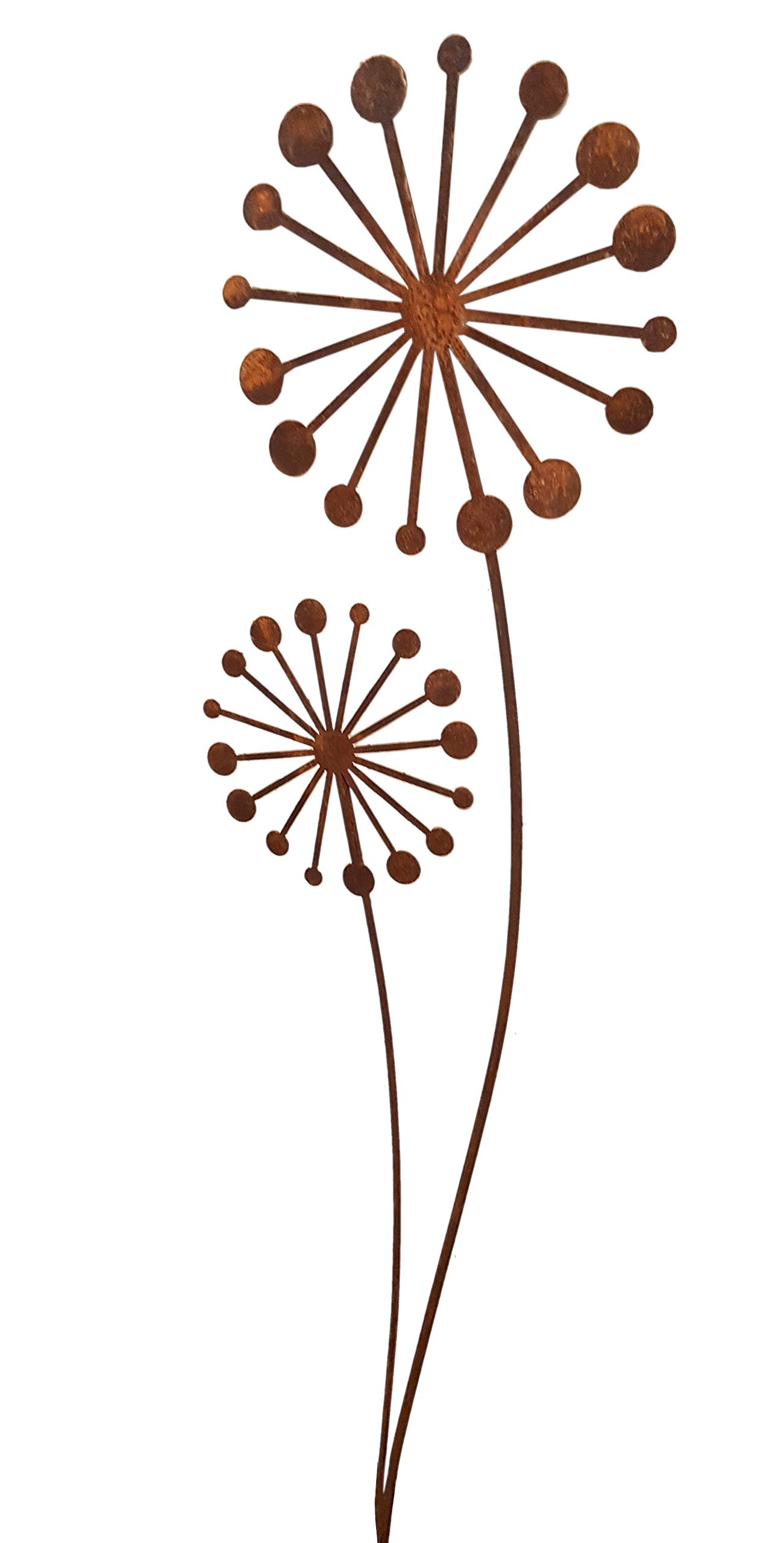 Piquet de jardin en métal avec fleurs pour combler les espaces vides de vos massifs