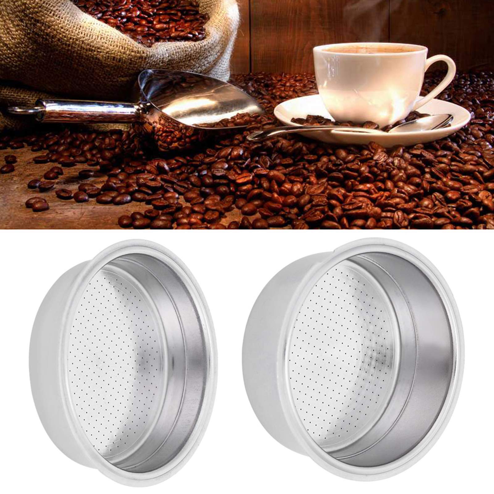 Micvtve Lot De 3 Filtres à Café Réutilisables En Maille Pour Cafetière